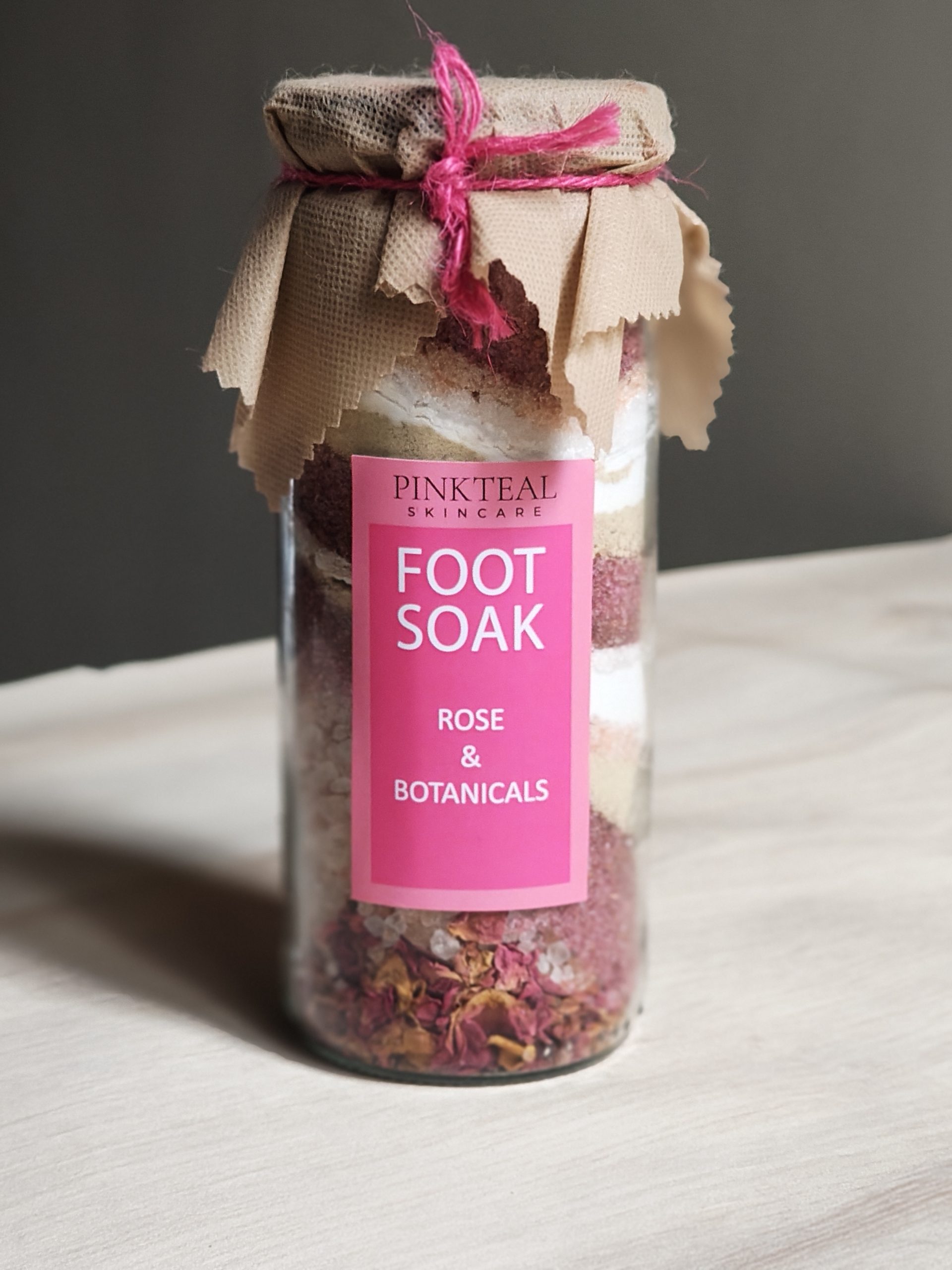 Pinkteal Rose & Botanicals Foot Soak