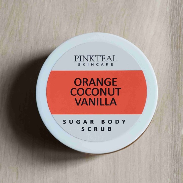 Pinkteal Orange Coconut Vanilla Sugar Scrub
